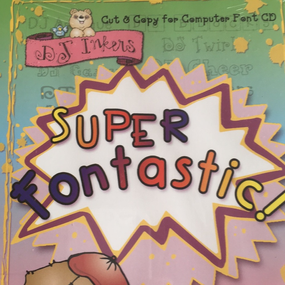 DJ Inkers Super Fontastic! Computer CD